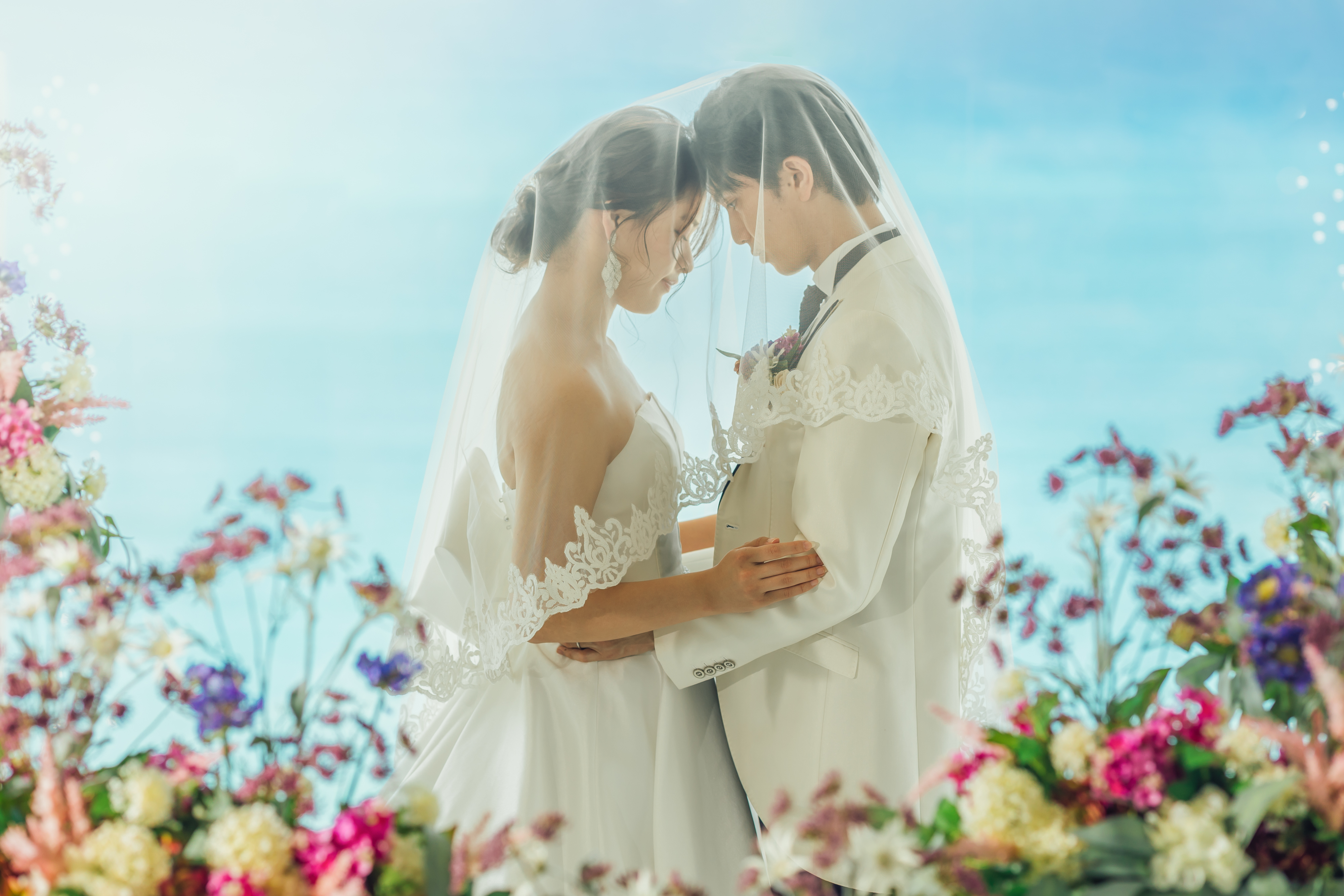 沖縄での誓いの挙式