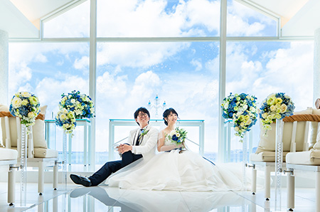 お座りショット