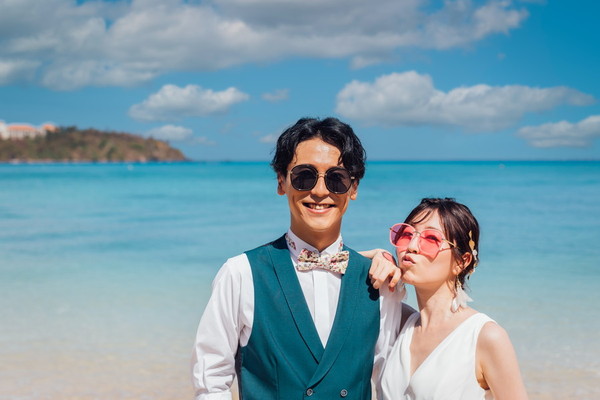 ◉夏先取りプラン◉【マリンビジュー】</br>喜瀬の絶景チャペルフォト</br>100カット