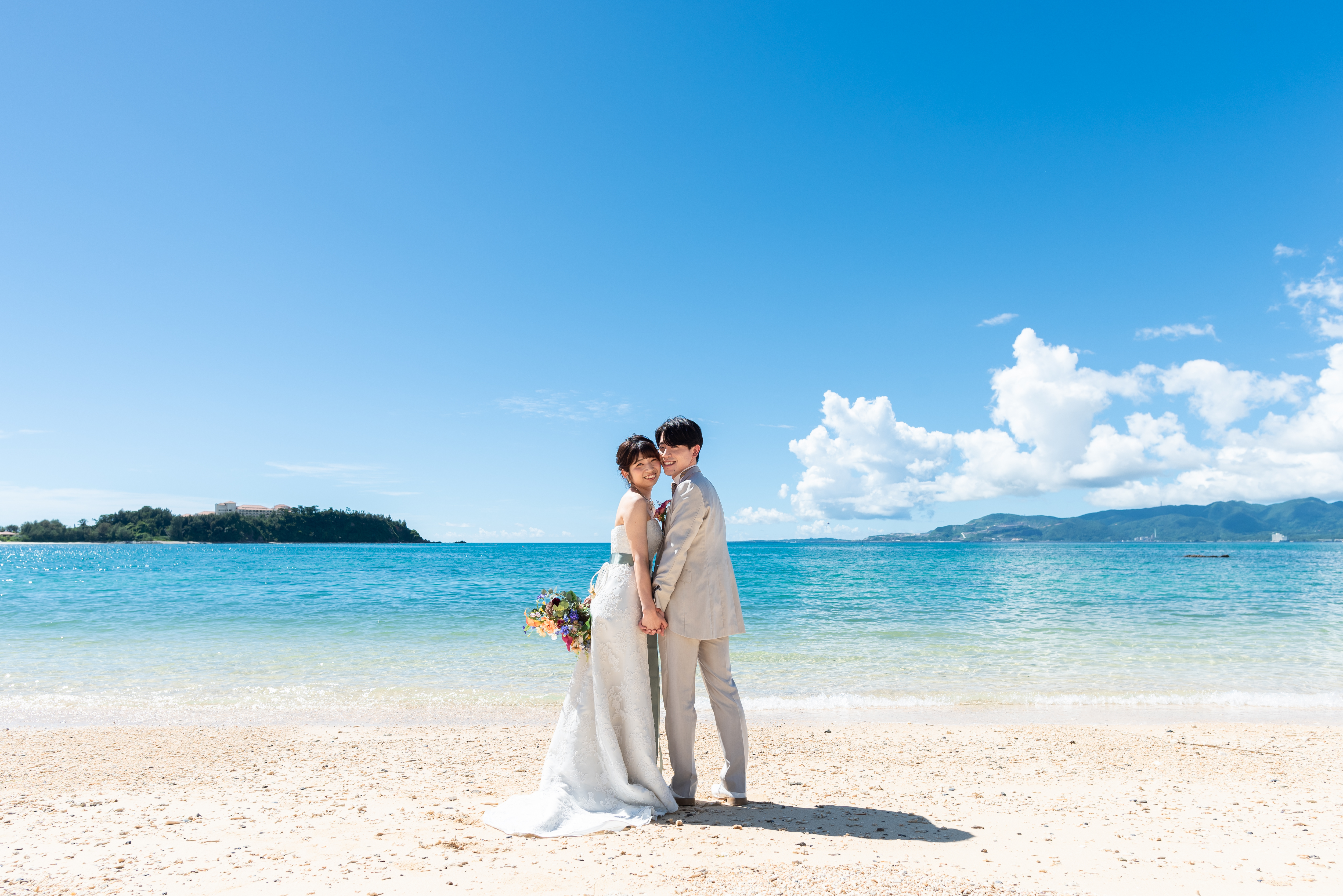 【リニューアルキャンペーン！】</br>奇跡の”天然ロングビーチ”</br>喜瀬ビーチフォトプラン</br>100カット