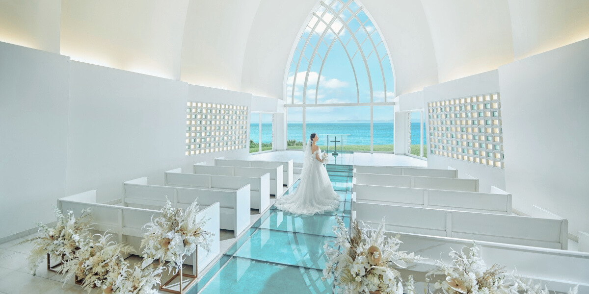 ★空き枠限定キャンペーン★</br>万座の教会</br>チャペル＆ビーチフォトプラン </br>＜データ100枚＞