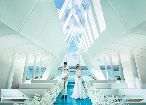 【2026年4月～12月】</br>古宇利島 空と海の教会</br>チャペルフォトプラン</br>＜データ100枚＞