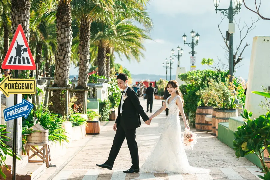 フォトウェディングの様子